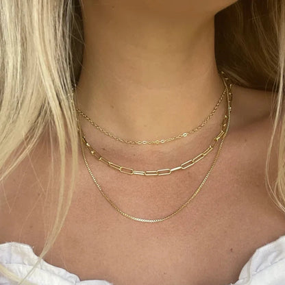 Vintage 18K Gold Plated Stainless Steel necklaces