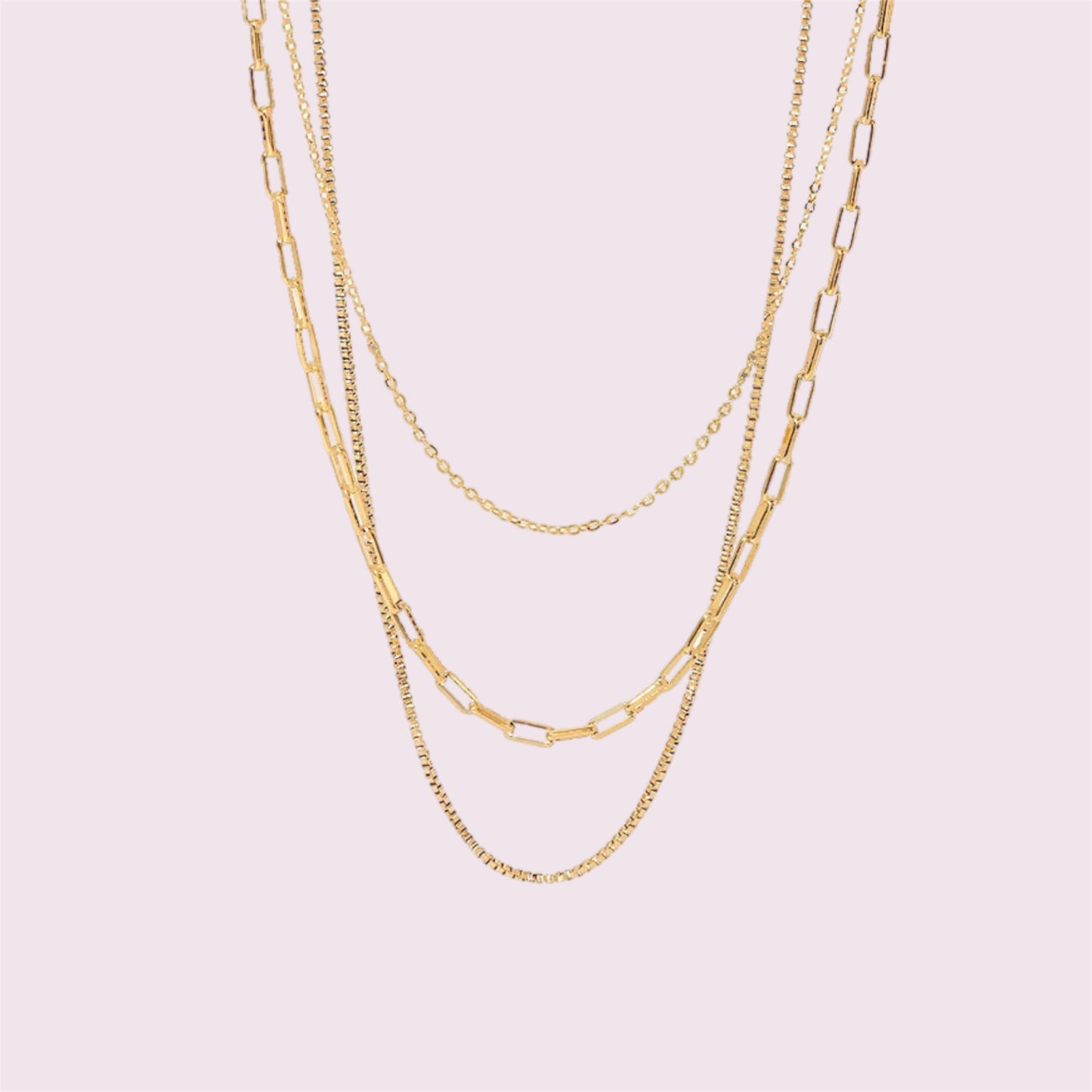 Vintage 18K Gold Plated Stainless Steel necklaces