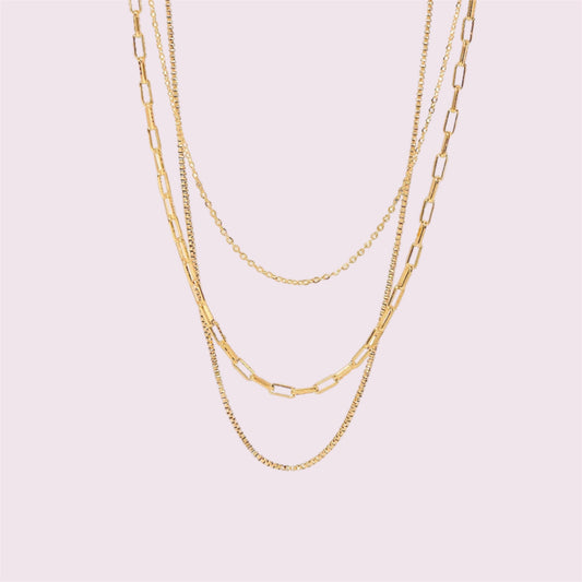 Vintage 18K Gold Plated Stainless Steel necklaces