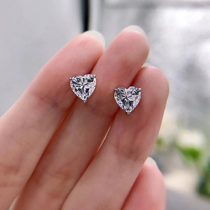 Heart Stud Earrings