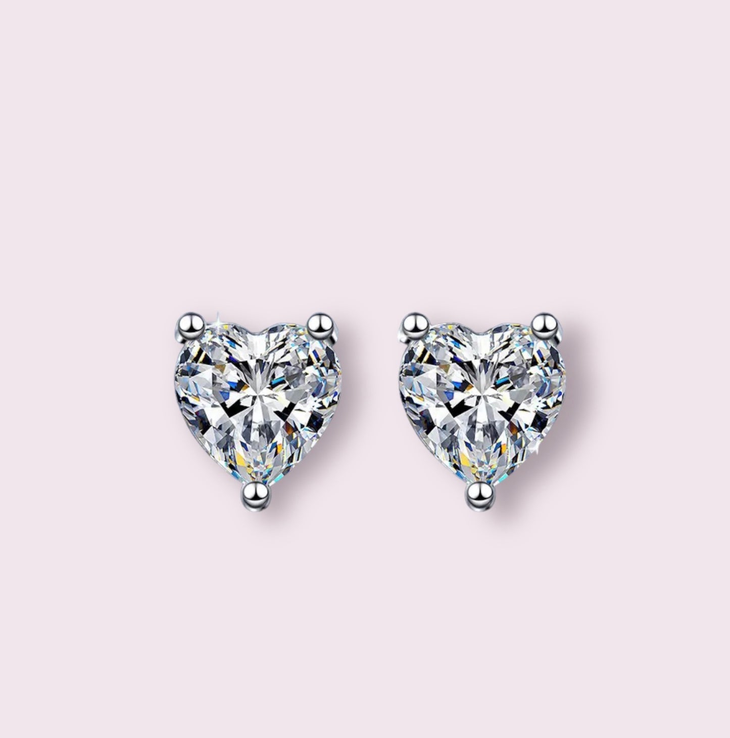 Heart Stud Earrings