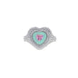 heart shape ring model : 2