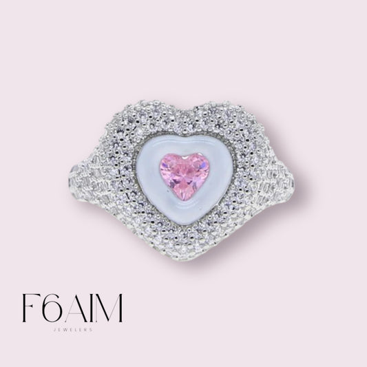 heart shape ring model : 2